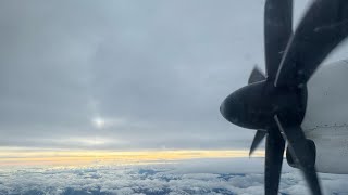 WestJet Plane Q400 Landing at Kelowna Airport youtube youtuber airline aviation [upl. by Darius]