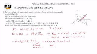 PREPARAÇÃO PARA EXAME NACIONAL MATEMÁTICA A 2019  VÍDEO 9 [upl. by Aneele]