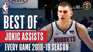 Nikola Jokics Best Assist From Every Game Of The 201819 Season [upl. by Hittel]