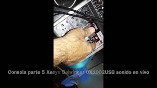 TUTORIAL Consola parte 5 Xenyx Behringer QX1002USB sonido en vivo [upl. by Ramej]