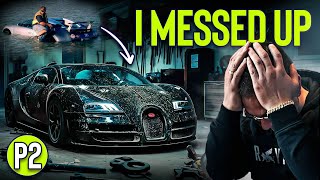 Rebuilding The Flooded Bugatti Veyron  PART 2 [upl. by Yedsnil]