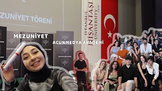 VLOG 90 Acunmedya Akademiden Mezun Oldum [upl. by Adnwahsal851]