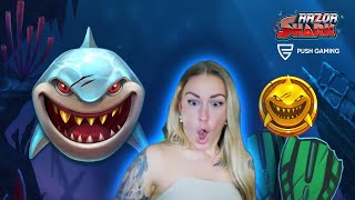 ANNA SCHOCKIERT 😱 🤑  RAZOR SHARK  PUSH GAMING  itsaboutanna Casino Highlights [upl. by Nibla]