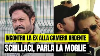 Schillaci la moglie trova la ex alla camera ardente le sue parole [upl. by Werna]