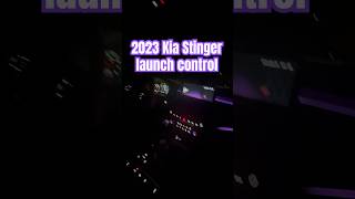 Launch control on a KiA stinger RWD [upl. by Hayott]