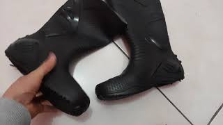 Bota motosafe cano alto impermeável umboxing [upl. by Ahsropal]