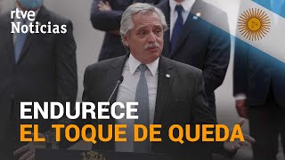 ARGENTINA endurece toque de queda y vuelve a cerrar las escuelas en Buenos Aires  RTVE Noticias [upl. by Gavrielle51]