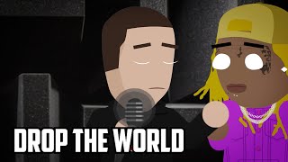 When Lil Wayne met Eminem in the Studio  Drop The World [upl. by Durr615]