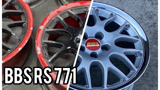 From Worn to Wow Our BBS RS771 Restoration Process [upl. by Airotkciv]