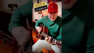 NOFX  Linoleum Acoustic Cover nofx fatmike linoleum punkindrublic punk punkrock [upl. by Windham]