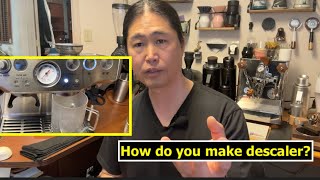 Descaling with quotHomemadequot Descaler  Breville BES 870 Espresso Machine [upl. by Adnarram210]