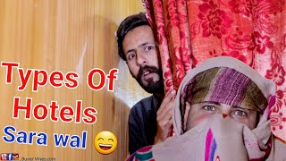 Types of hotels Sara wal Gandagir family etc Buner Vines New Funny Video 2022 [upl. by Odeen]