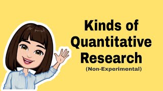 Kinds of Quantitative Research Part 1 NonExperimental Research  Descriptive vs Correlational [upl. by Stent155]