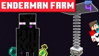 I MADE ENDERMAN XP FARM IN HARDCORE MINECRAFT IN HINDI S 2 EP 4 [upl. by Laamak]