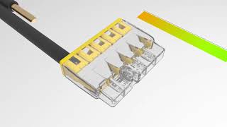 How To Use WAGO 2773 PUSH WIRE® Splicing Connector For Solid and Stranded Conductors [upl. by Tocs]