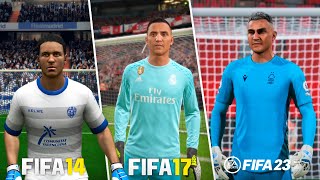 KEYLOR NAVAS IN EVERY FIFA 1323 [upl. by Eilsil563]