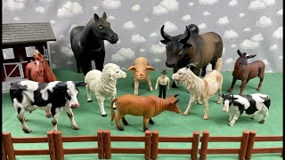 Wild Animals Attacks Farm Animals Compilation  Lion Fox Tiger Cows Bison Sheep Goat Elephant [upl. by Sirromaj]