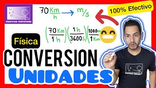 ✅CONVERSIÓN de UNIDADES Físicas 𝙈𝙚𝙟𝙤𝙧 𝙈é𝙩𝙤𝙙𝙤 😎​🫵​💯​ FÍSICA [upl. by Otokam141]