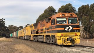 Aurizon 7MP1 Service  GWBGWU Classes [upl. by Enileme]