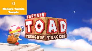 前進奇諾比奧隊長 12關卡全 Captain Toad Treasure Tracker 12 Walleye Tumble Temple All [upl. by Darnoc]