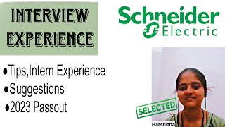 schneider ElectricInterview experience2023 recruitment AU [upl. by Hillell936]