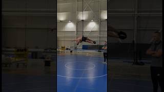 Aerial Straps Training in Cirque du Soleil IHQ cirquedusoleil aerialstrapstraining aerialstraps [upl. by Esertak]