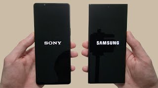 Sony Xperia 1 V vs Galaxy S23 Ultra Speed Test Speakers Battery amp Camera Test [upl. by Noet920]