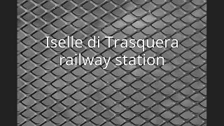 Iselle di Trasquera railway station [upl. by Yllod]