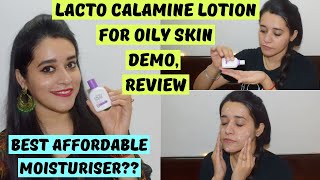 Lacto Calamine Daily Face MoisturizerLotion For Oil Control Demo amp Review  Just another girl [upl. by Gow784]