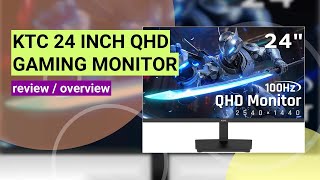 Review KTC 24Inch QHD 2K Gaming Monitor  Is It Worth It [upl. by Annawat]