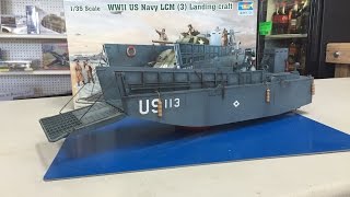 Building the Trumpeter 135 LCM 3 Landing craft [upl. by Virgin]