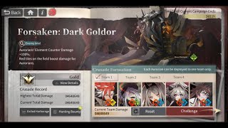 Alchemy Stars Desolation Codex Dark Goldor GOLD RANKED [upl. by Junius273]