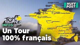 Tour de France 2025 le parcours en intégralité [upl. by Malvin]