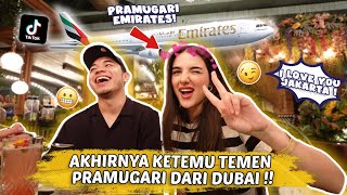 AKHIRNYA KETEMU TEMEN DARI DUBAI PRAMUGARI EMIRATES   OmeTV RealLife [upl. by Nauqram]