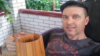 How to Make a Wooden Beer Mug DIY  Cherry beer mug  Wooden beer mug  How to make a wooden mug [upl. by Eiral]