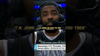 Kyrie Irving On The Mavericks’ Comeback Against OKC 😤shorts [upl. by Devaj]