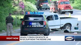 One person dead after crash on Route 10 in Gilsum police say [upl. by Igor836]