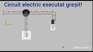 Circuit electric executat greșit [upl. by Gavrila]