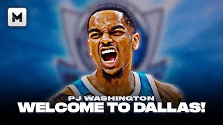 PJ WASHINGTON WELCOME TO DALLAS [upl. by Assenad]