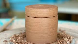 Throwing a Lidded Jar on the Pottery Wheel [upl. by Bean]