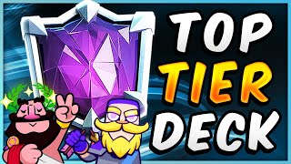 TOP DECK to EASILY REACH ULTIMATE CHAMPION — Clash Royale [upl. by Eemla15]