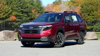 2025 Subaru Forester Base Review  Do You Really Need To Buy The Premium [upl. by Cutlerr458]