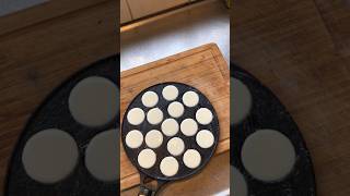 Poffertjes 🥞 poffertjes recipe shortvideo easy [upl. by Yasmine]