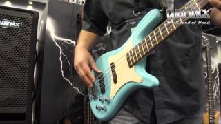 Warwick  Namm 2013  Streamer CV presented by Andy Irvine [upl. by Noillid658]