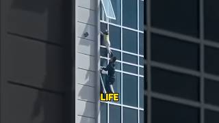 Man Climbs Building to Save Child [upl. by Manvel]