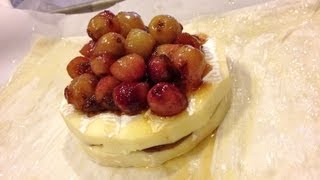 Amazing baked brie in phyllogreat for a Thanksgiving day appetizer [upl. by Relyks]