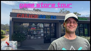 Game Store Tour  Calico Games  San Diego CA USA  Retro Video Games [upl. by Yi]