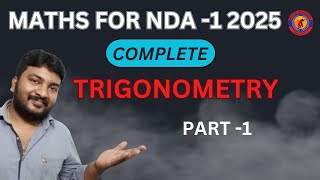 Maths Trigonometry For NDA 2025 [upl. by Nnylyam72]