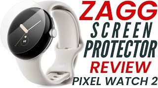 Pixel Watch 2 Zagg Screen Protector Install Instructions Best Protection Case Bumper Straps Google [upl. by Niveek]