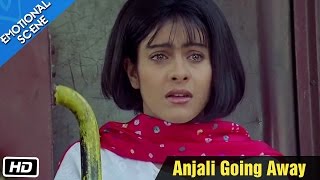 Anjali Going Away  Emotional Scene  Kuch Kuch Hota Hai  Shahrukh Khan Kajol Rani Mukerji [upl. by Salomone]